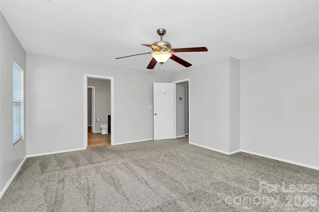 a view of backyard and tree