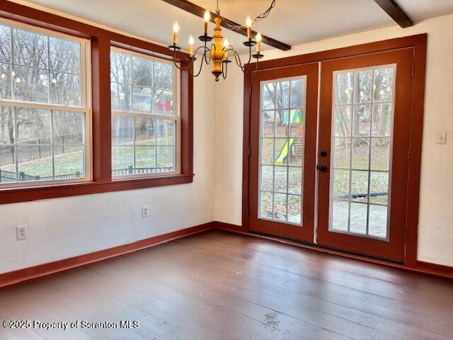 698 North Abington Road Clarks Summit, PA 18411 - Photo 18 of 36 an empty room with wooden floor and windows