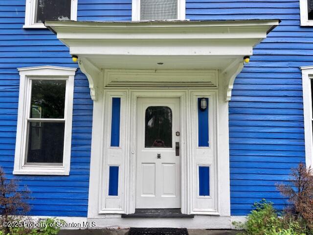 698 North Abington Road Clarks Summit, PA 18411 - Photo 35 of 36 a front view of a house with glass windows