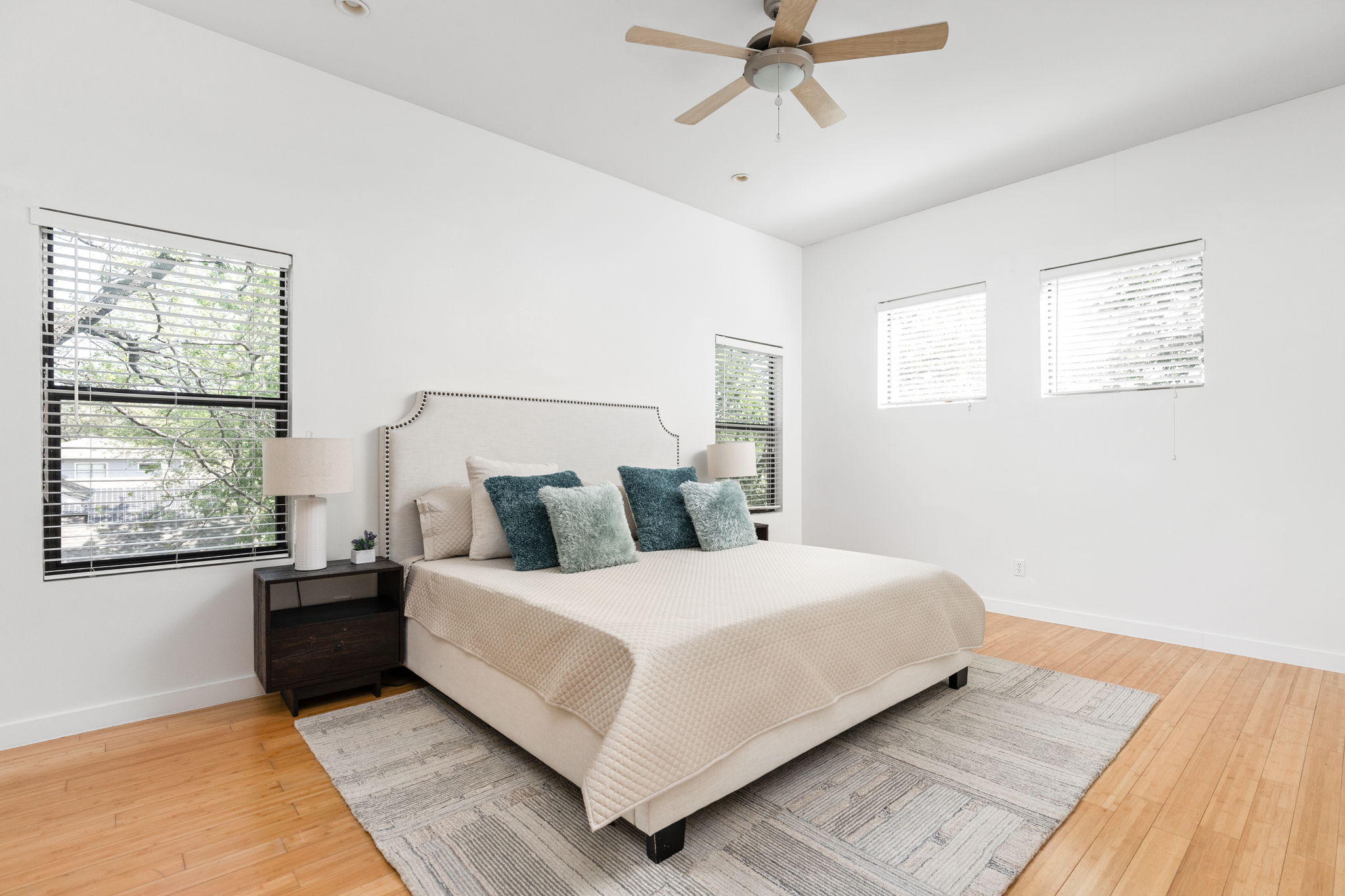1907 West 30th Street Austin, TX 78703 - Photo 23 of 35 a bedroom with a large bed and a window