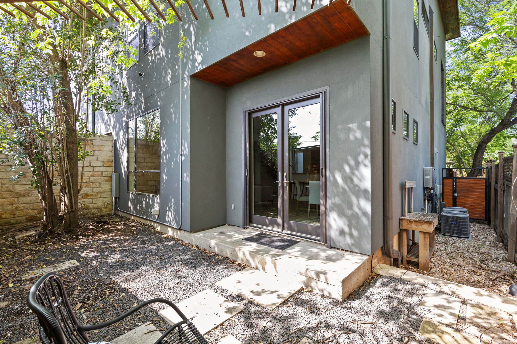 1907 West 30th Street Austin, TX 78703 - Photo 34 of 35 a view of a backyard with a patio