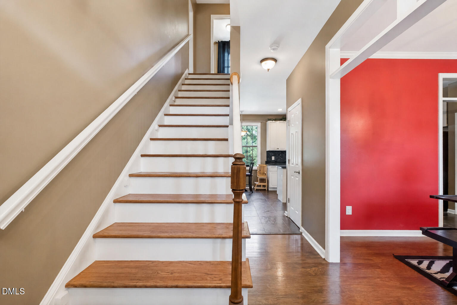 923 White Memorial Church Road Willow Spring, NC 27592 - Photo 12 of 46 a view of entryway and hall with wooden floor