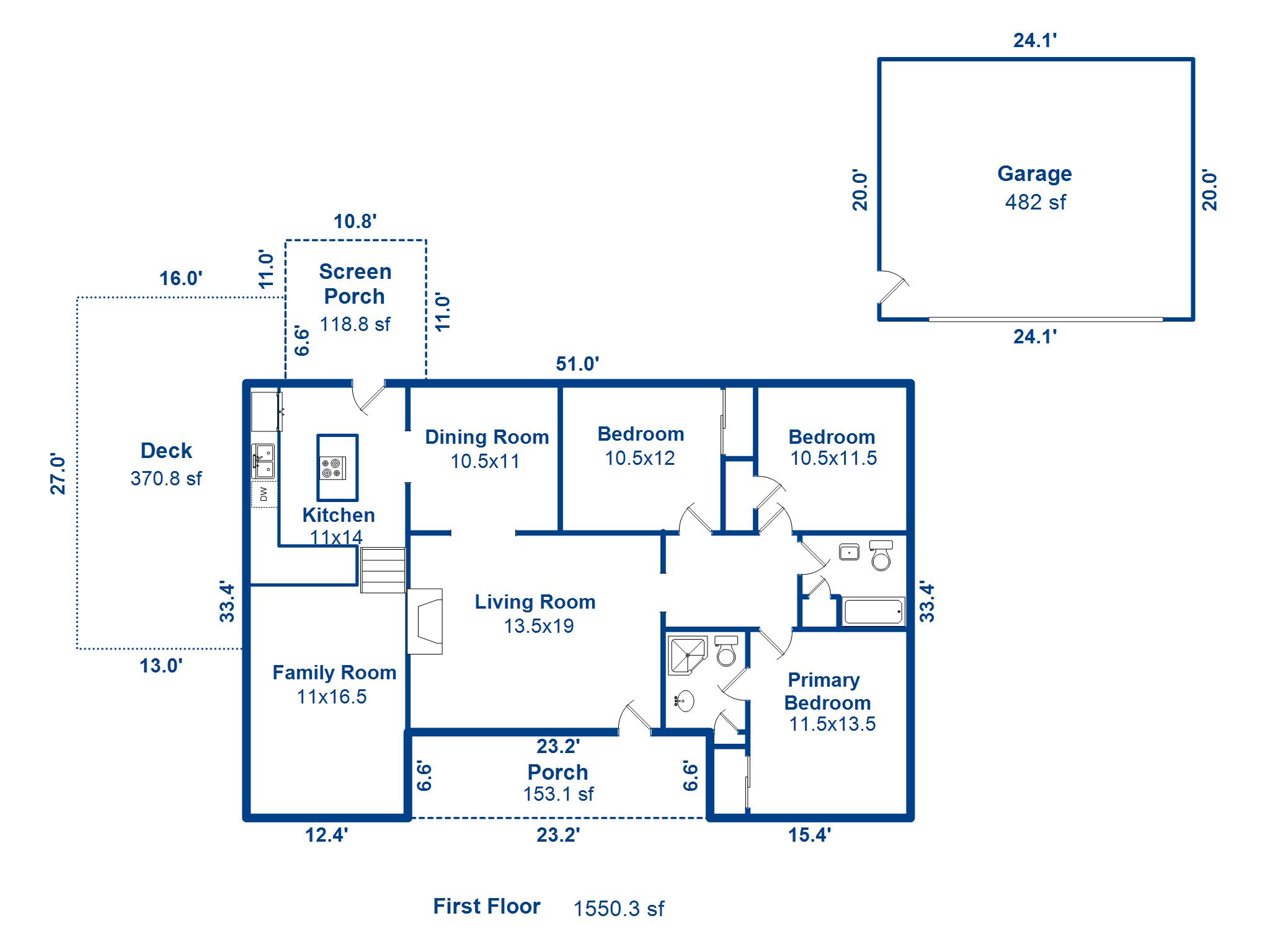 12 Sheridan Road Charleston, SC 29407 - Photo 46 of 46 Floor Plan 2-12 Sheridan Road-9:23:24