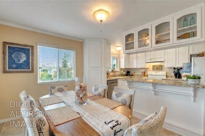 342 Poker Flat Road Copperopolis, CA 95228 - Photo 20 of 95 Cabinets virtually painted white and coastal decor virtually added for inspo.