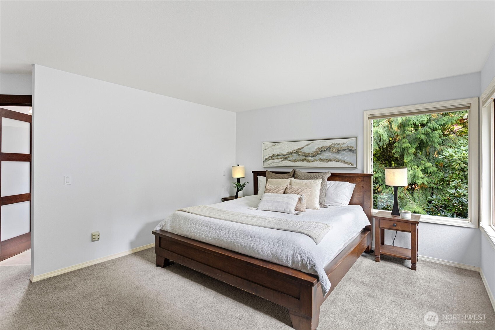22126 53rd Avenue Southeast Bothell, WA 98021 - Photo 18 of 40 a bedroom with a bed lamp and window