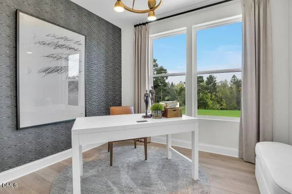 a kitchen with sink a counter and cabinets