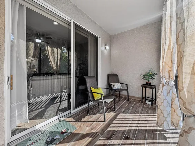 a view of a entryway of a house