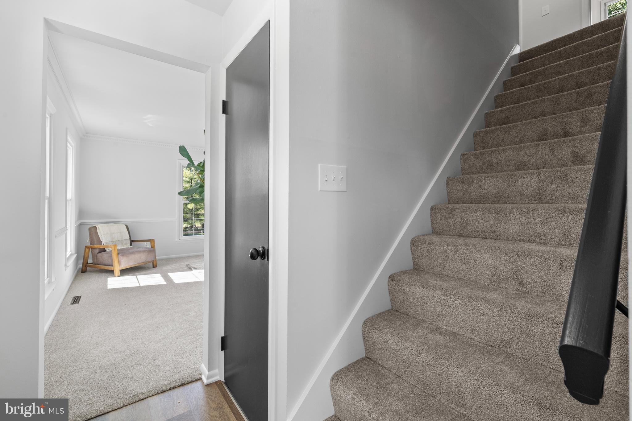 6912 Stratford Drive Sykesville, MD 21784 - Photo 15 of 46 a view of staircase with white walls