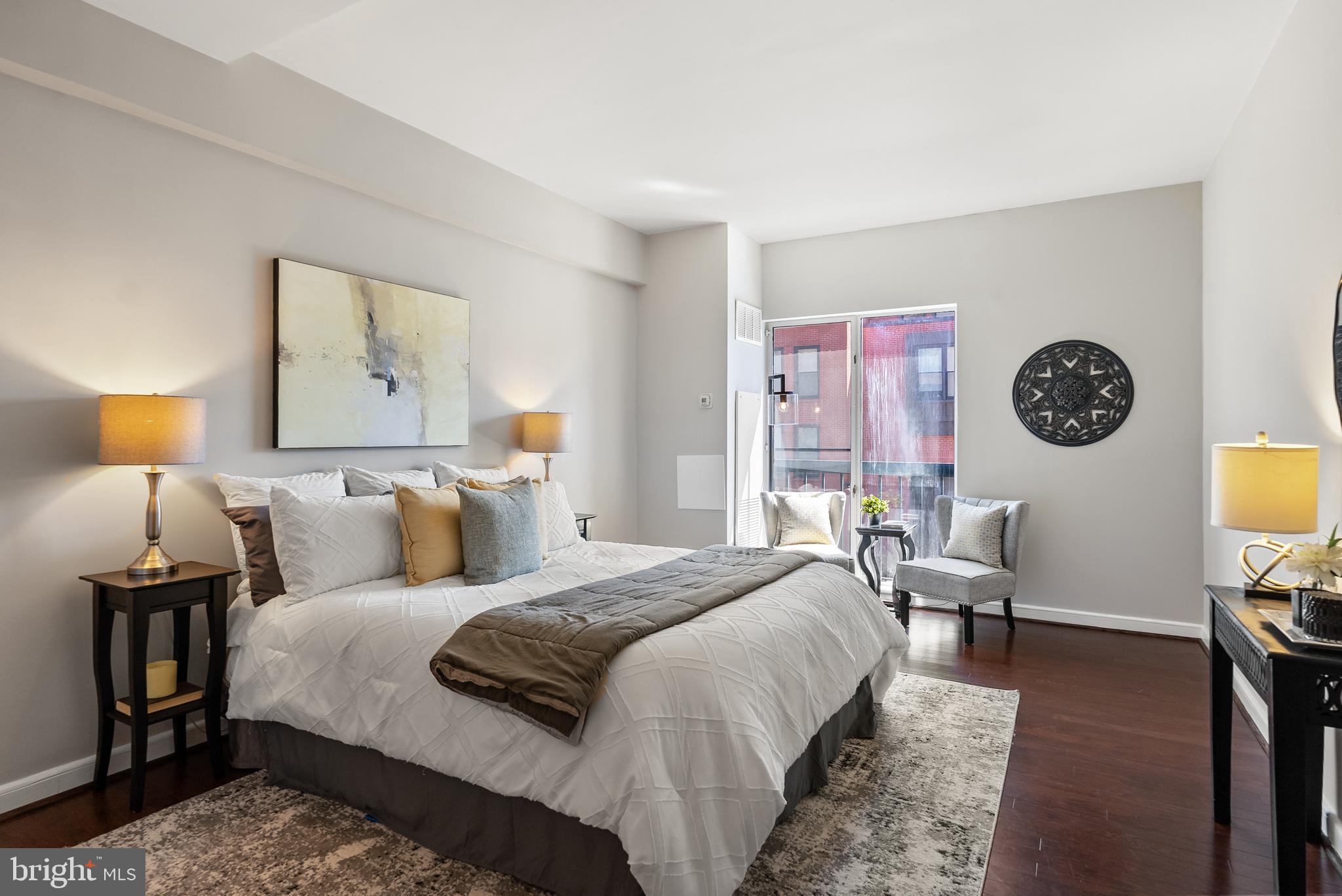 3251 Prospect Street Northwest, Unit 313 Washington, DC 20007 - Photo 19 of 43 Bedroom w/ large windows