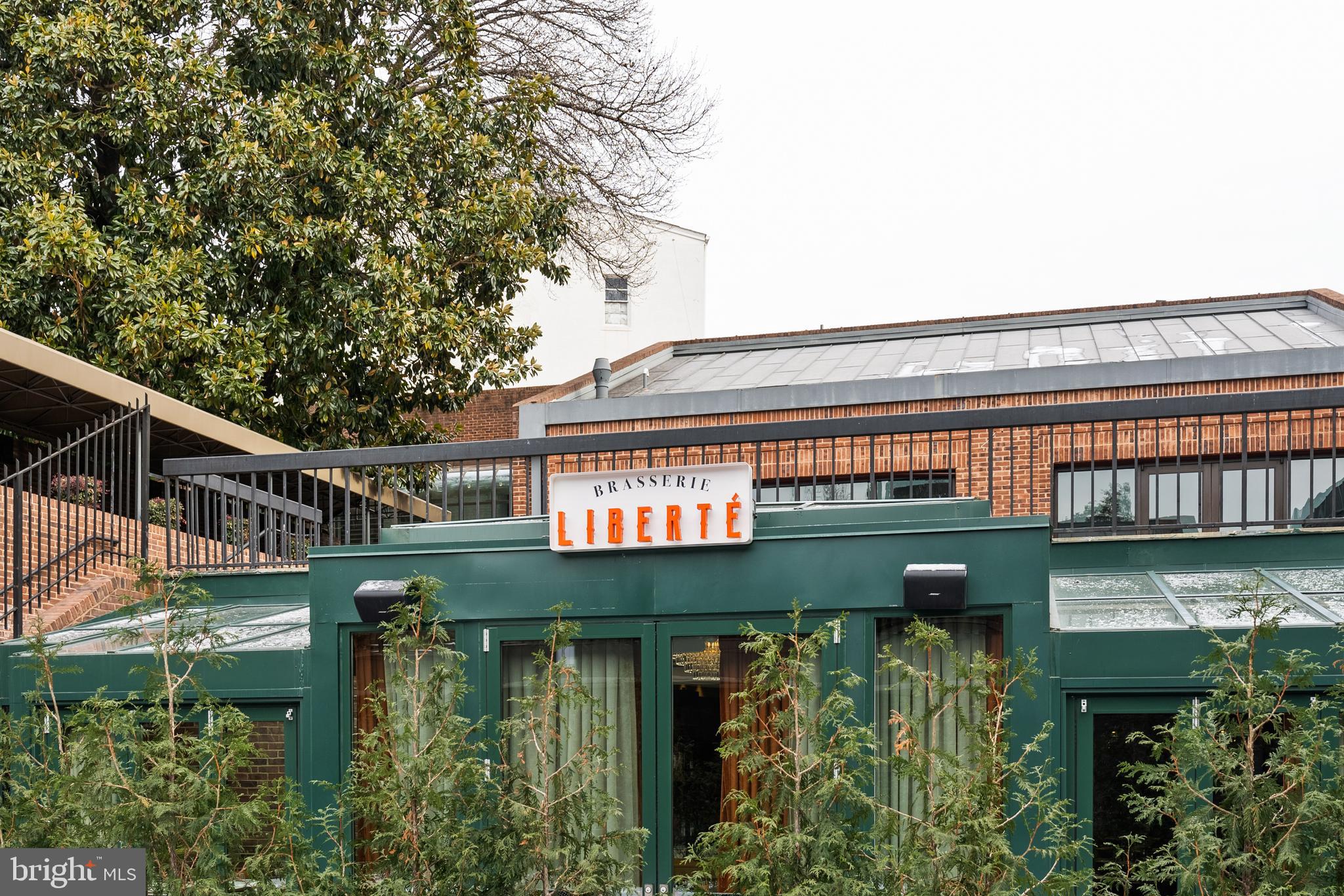3251 Prospect Street Northwest, Unit 313 Washington, DC 20007 - Photo 36 of 43 a backyard of a house with lots of green space