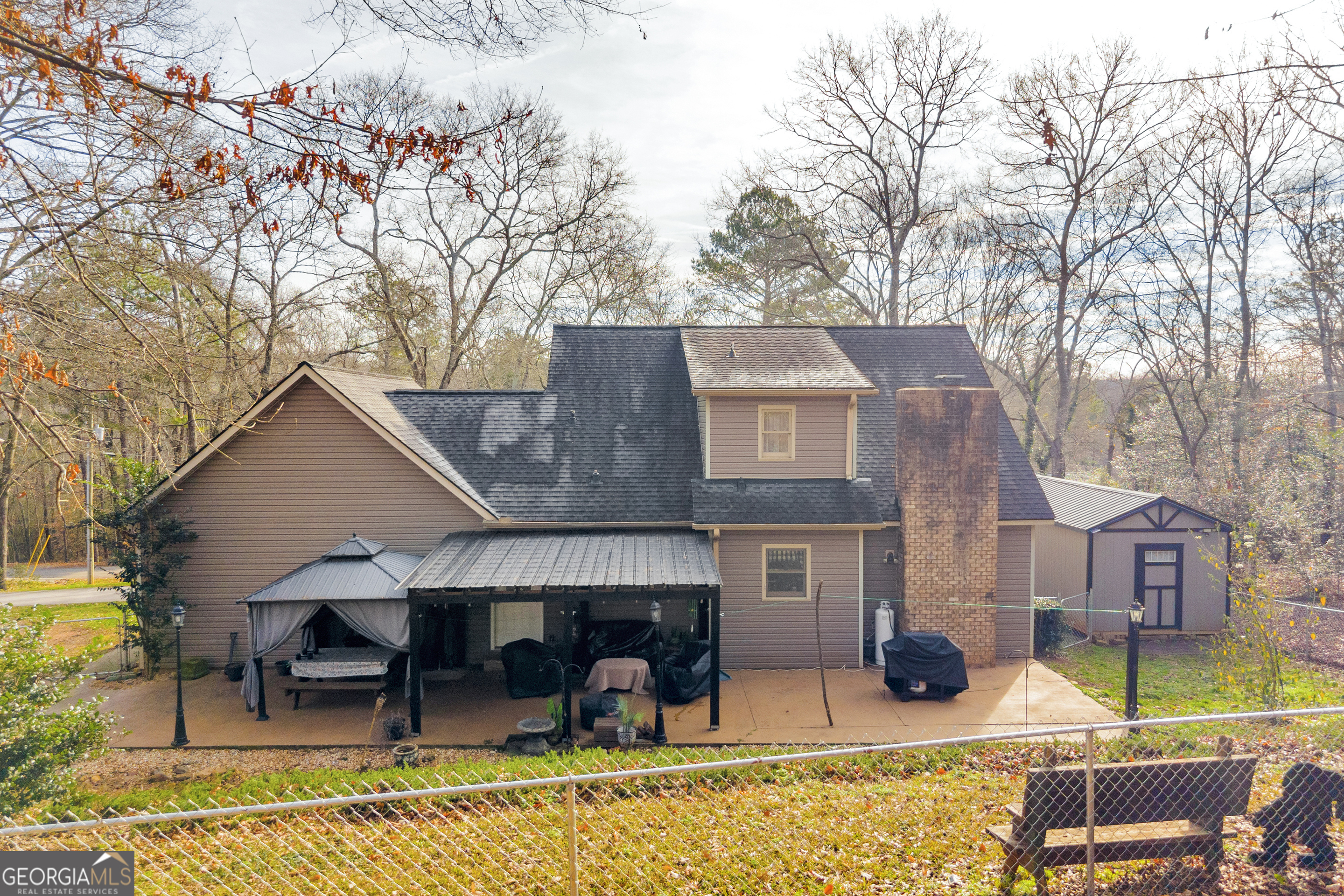 340 Riverbend Circle Royston, GA 30662 - Photo 11 of 108 a view of a house with swimming pool and sitting area