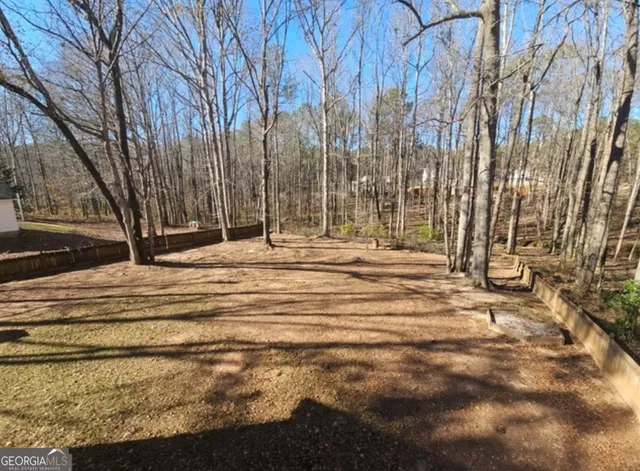 a swimming pool with an outdoor space