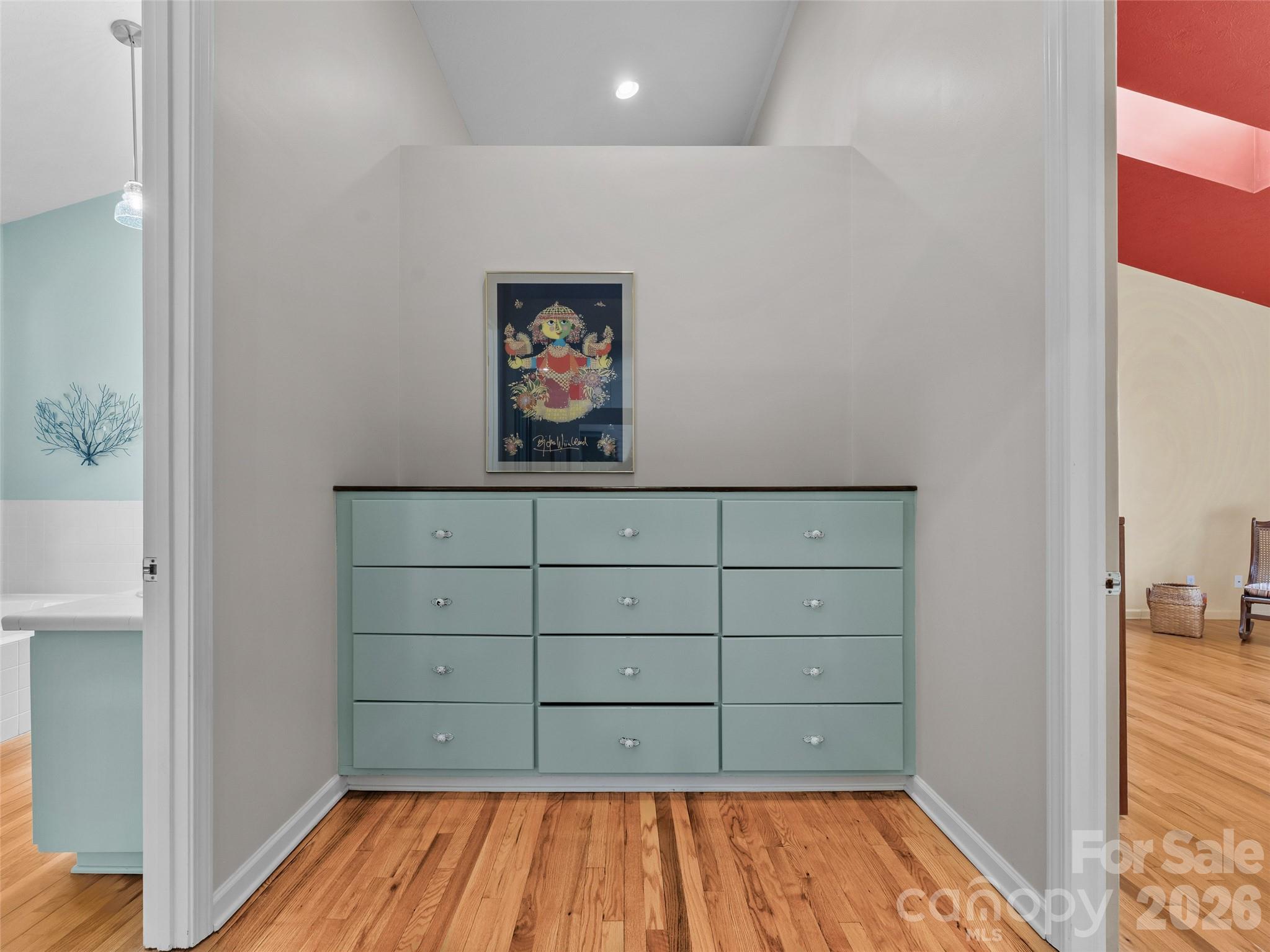 203 Heathcote Road Hendersonville, NC 28791 - Photo 20 of 47 a view of a room with wooden floor