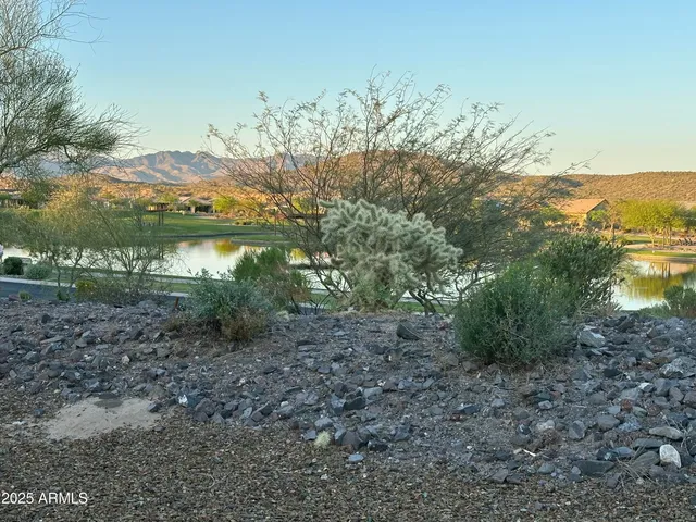 a view of a terrace with a bench