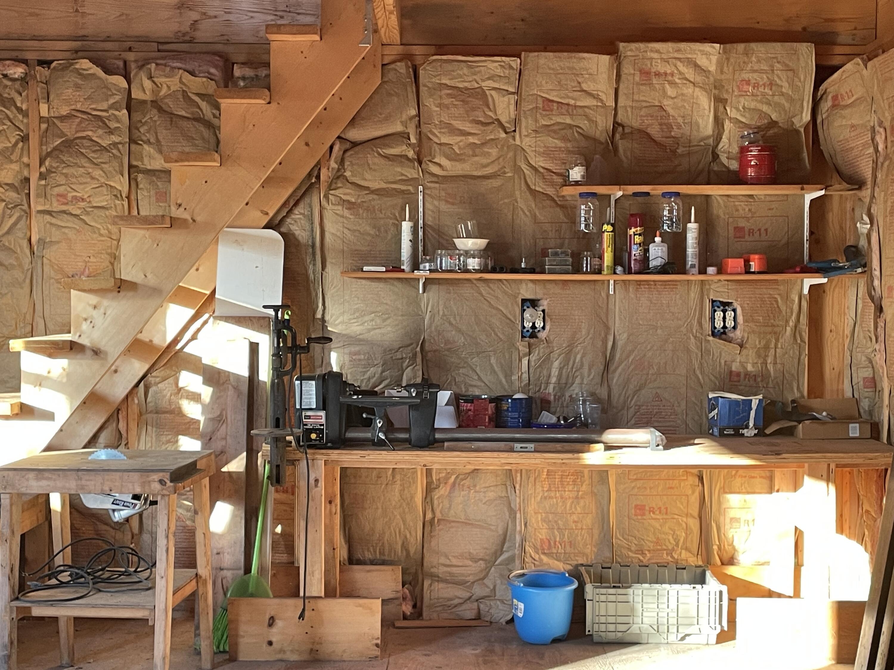 80 Pequot Road Vinalhaven, ME 04863 - Photo 20 of 22 Barn Work Bench