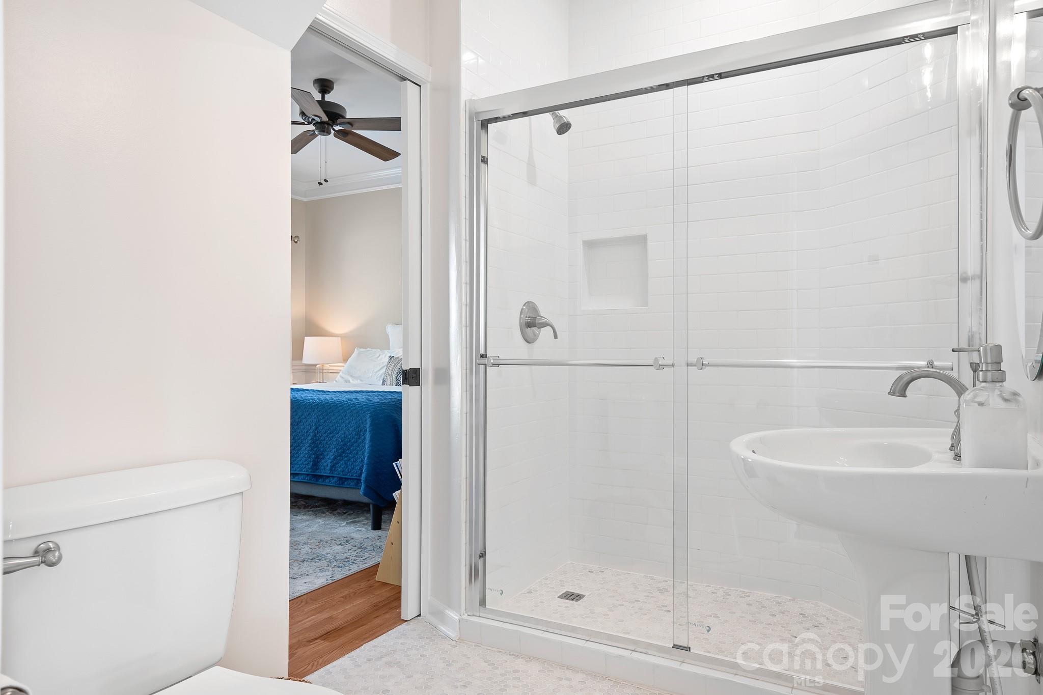 220 Chandeleur Drive Mooresville, NC 28117 - Photo 18 of 38 a bathroom with a sink and a mirror