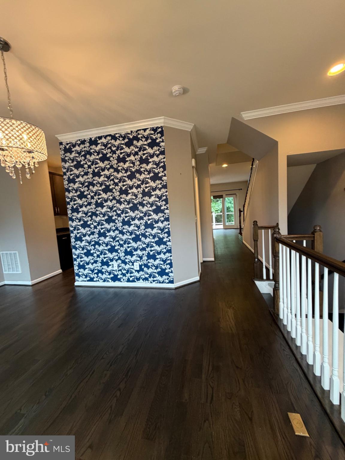 25333 Wakestone Terrace Chantilly, VA 20152 - Photo 26 of 109 Elegant entryway with bold wallpaper.
