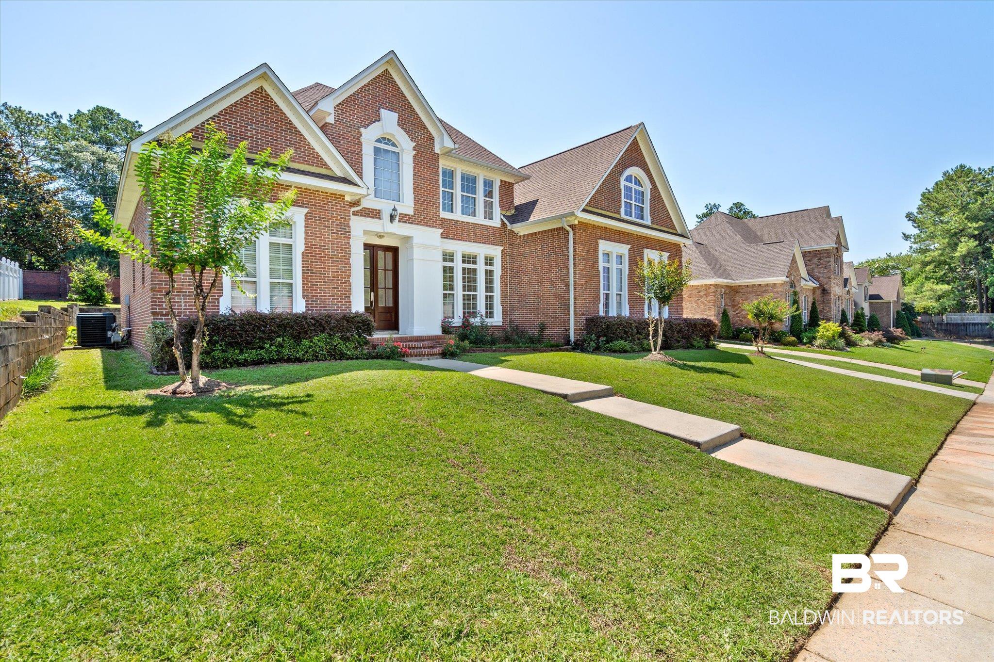 2805 Bennington Drive Mobile, AL 36695 - Photo 1 of 39 View of front of home with a front lawn and central air condition unit