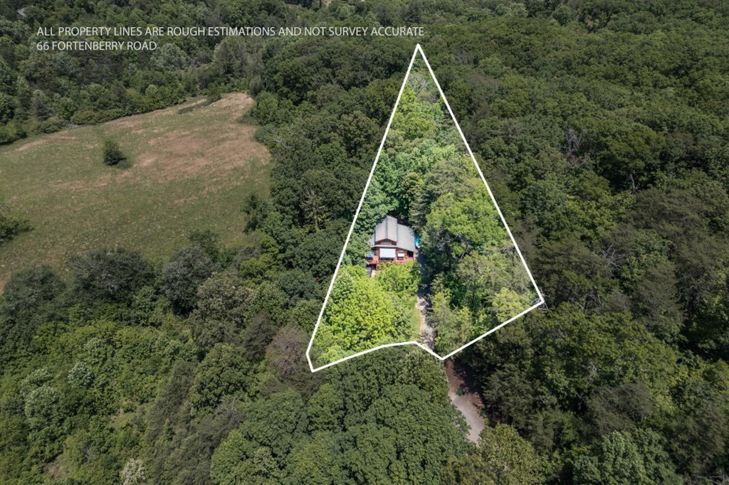 66 Fortenberry Road Young Harris, GA 30582 - Photo 55 of 55 an aerial view of a house
