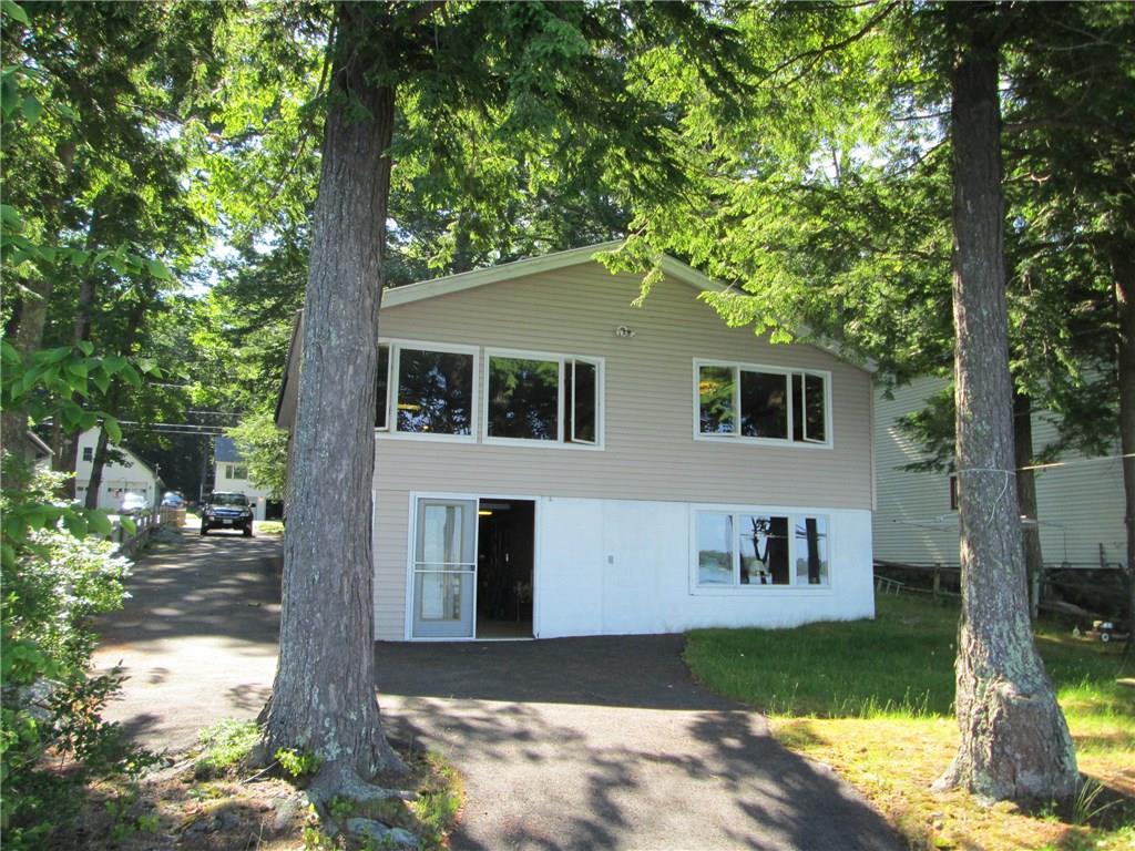 121 Whites Point Road Standish, ME 04084 - Photo 2 of 32 Front of home, facing the Lake. Walk...
