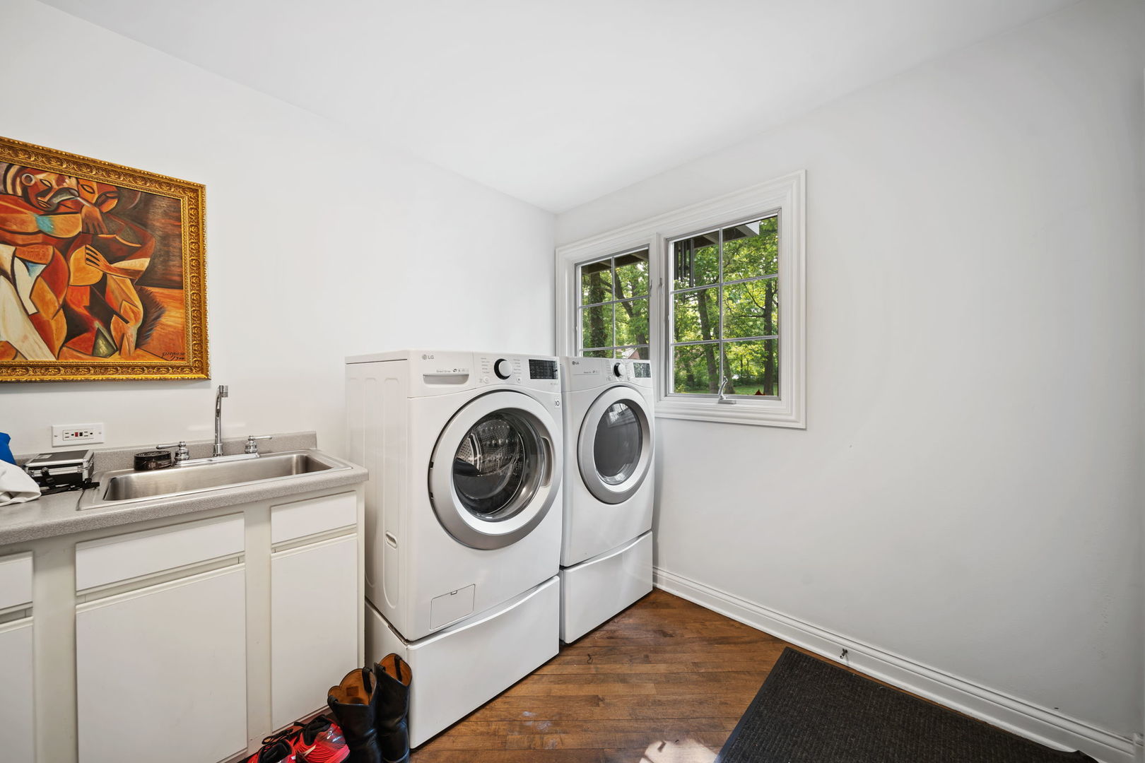 7-n751 Sayer Road Bartlett, IL 60103 - Photo 24 of 30 a utility room with dryer and washer