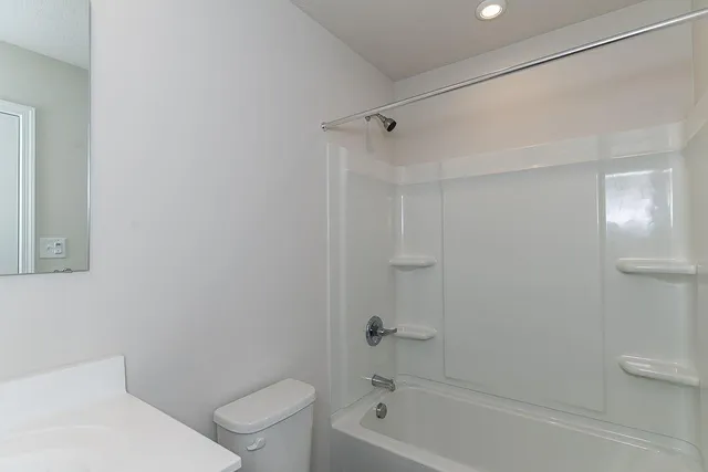 an empty room with window