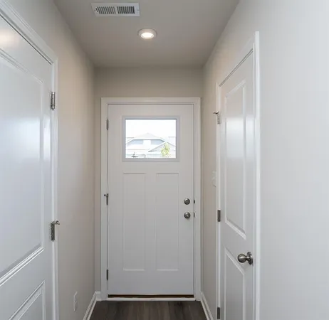 a view of empty room