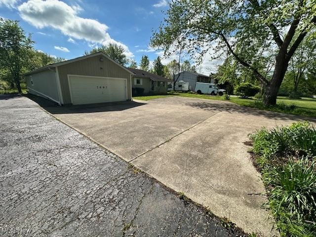 7687 Chaffee Road Northfield, OH 44067 - Photo 2 of 23 View of garage