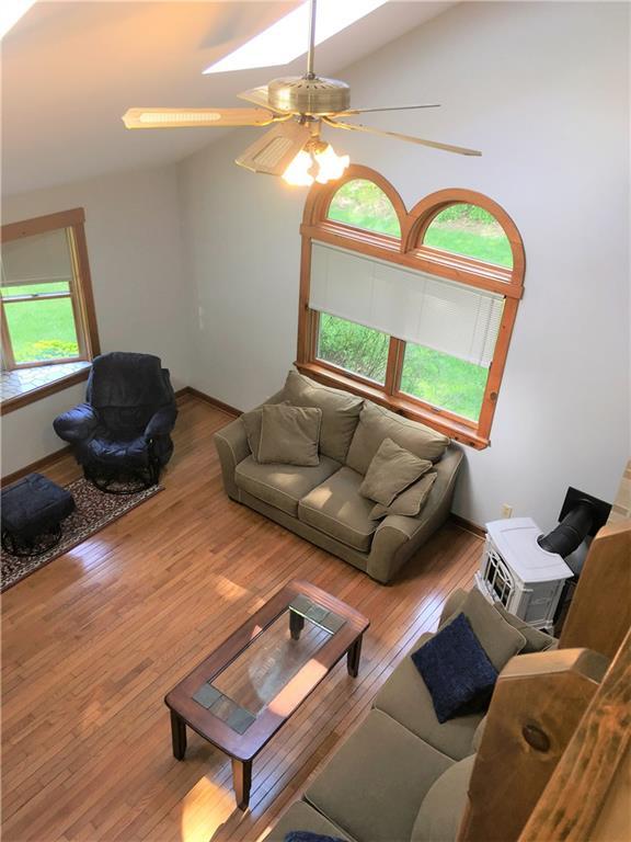 541 Upper E Pond Road Nobleboro, ME 04555 - Photo 9 of 23 Open living spaces with cathedral...