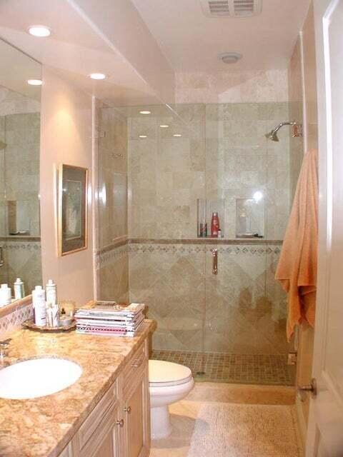 92 Seaview Drive Montecito, CA 93108 - Photo 11 of 27 a bathroom with a granite countertop sink mirror vanity and toilet