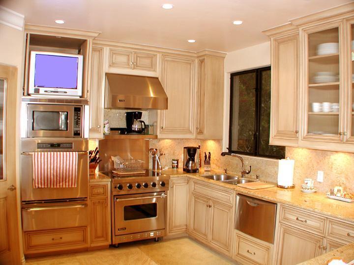 92 Seaview Drive Montecito, CA 93108 - Photo 3 of 27 a kitchen with stainless steel appliances granite countertop a stove a sink and a refrigerator
