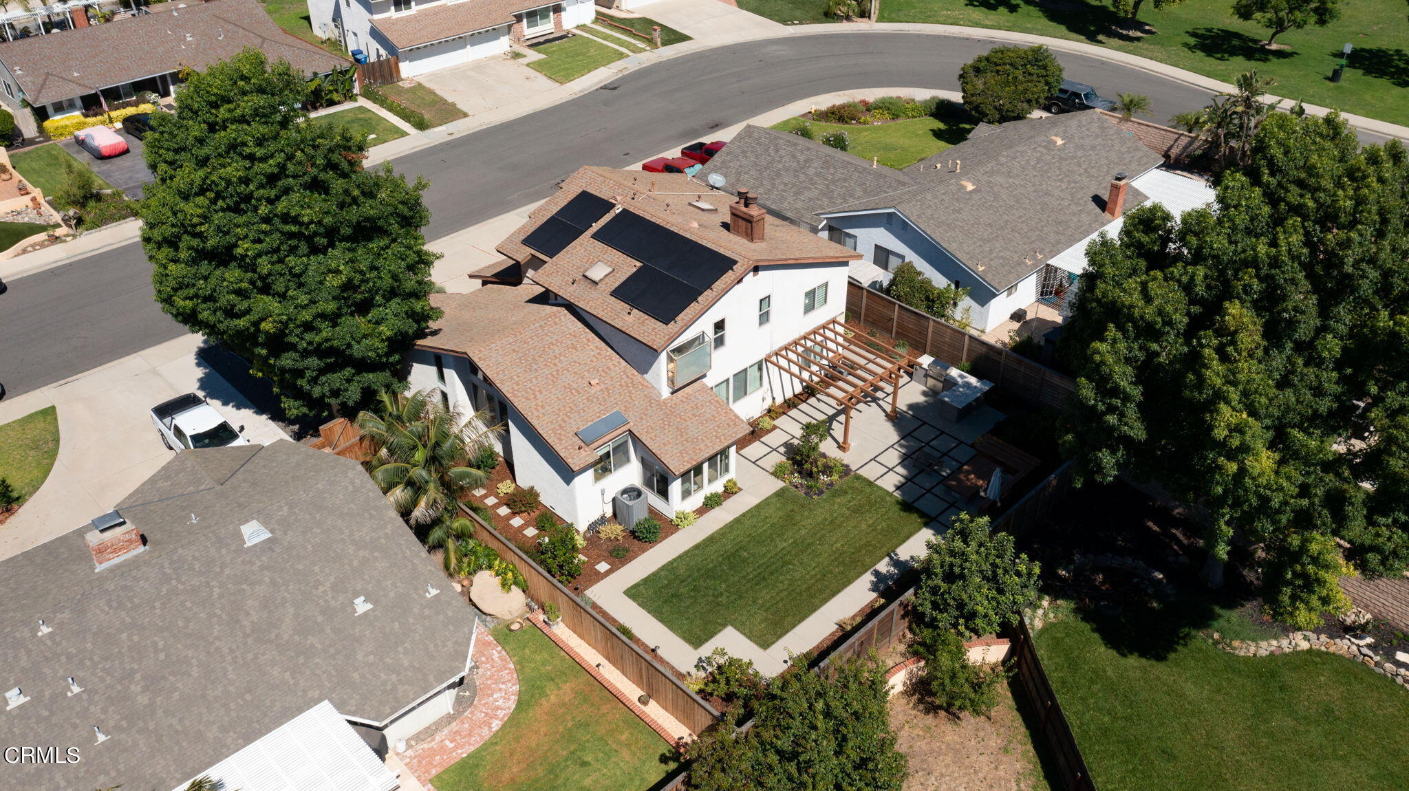 320 Fallen Leaf Avenue Camarillo, CA 93012 - Photo 46 of 49 an aerial view of a house with a garden