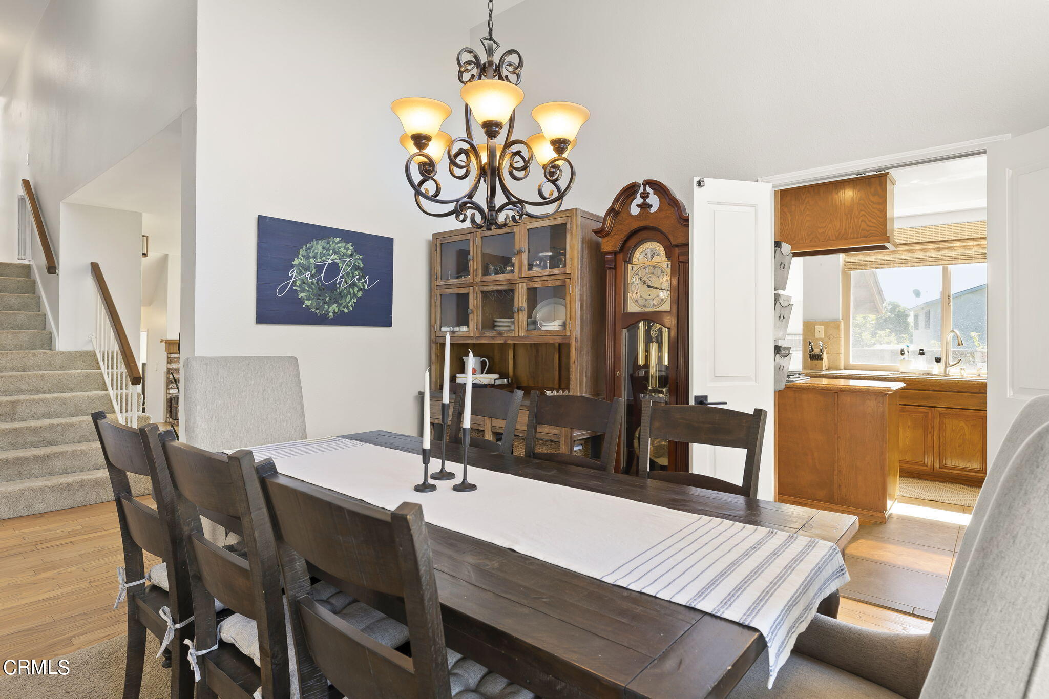 320 Fallen Leaf Avenue Camarillo, CA 93012 - Photo 9 of 49 a view of a dining room with furniture window and wooden floor