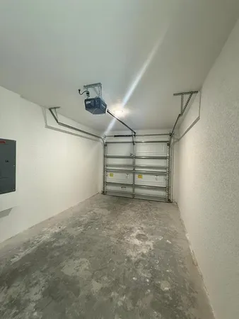 a view of a room with an empty space