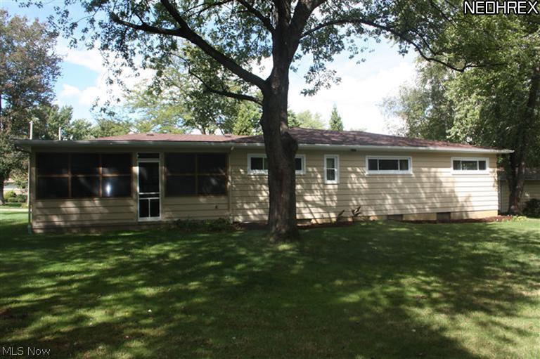 52 Kenridge Road Akron, OH 44333 - Photo 17 of 19 Back view of home. Screen porch on left side behind garage.