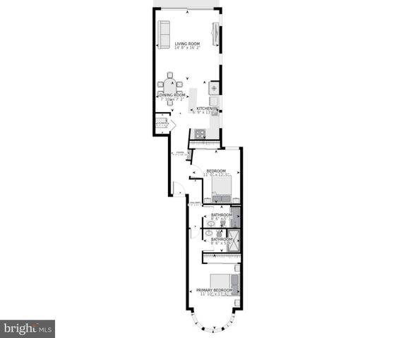 $745,000 | 442 M Street Northwest, Unit 3, Washington, DC 20001