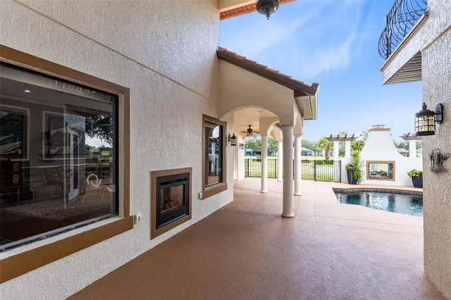 a view of a living room with balcony