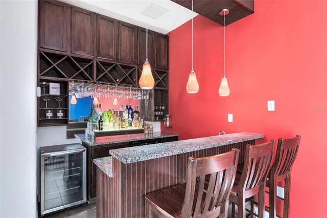 a view of dinning table and chairs