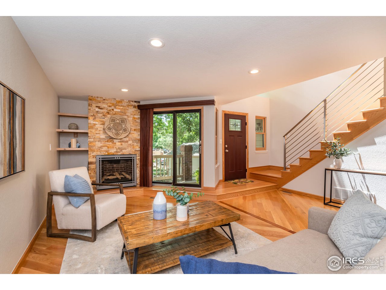 5070 Buckingham Road Boulder, CO 80301 - Photo 6 of 17 Family room with sliding door to patio
