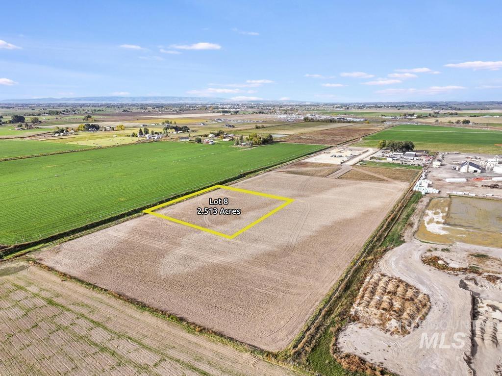 200 South 200 West Rupert, ID 83350 - Photo 2 of 25 Overview of rural landscape featuring farmland and property boundaries highlighted