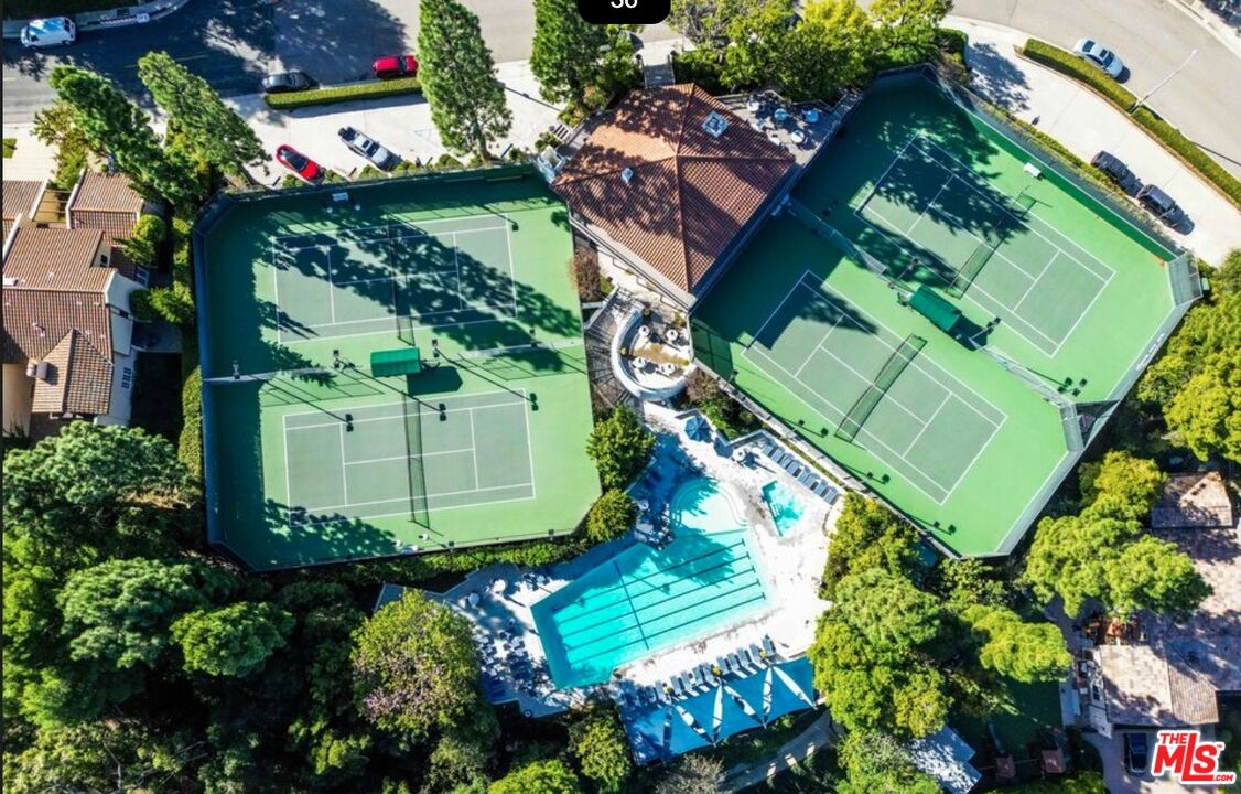 2829 Bottlebrush Drive Los Angeles, CA 90077 - Photo 36 of 40 an aerial view of a house