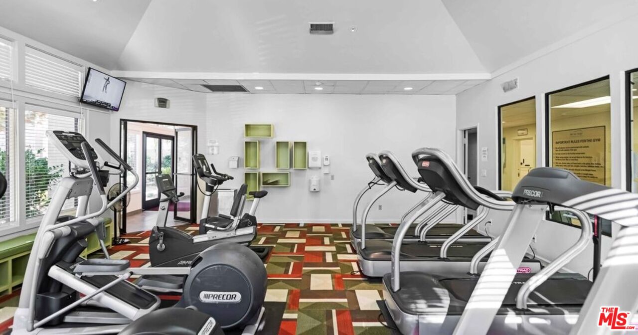 2829 Bottlebrush Drive Los Angeles, CA 90077 - Photo 37 of 40 a view of a room with gym equipment