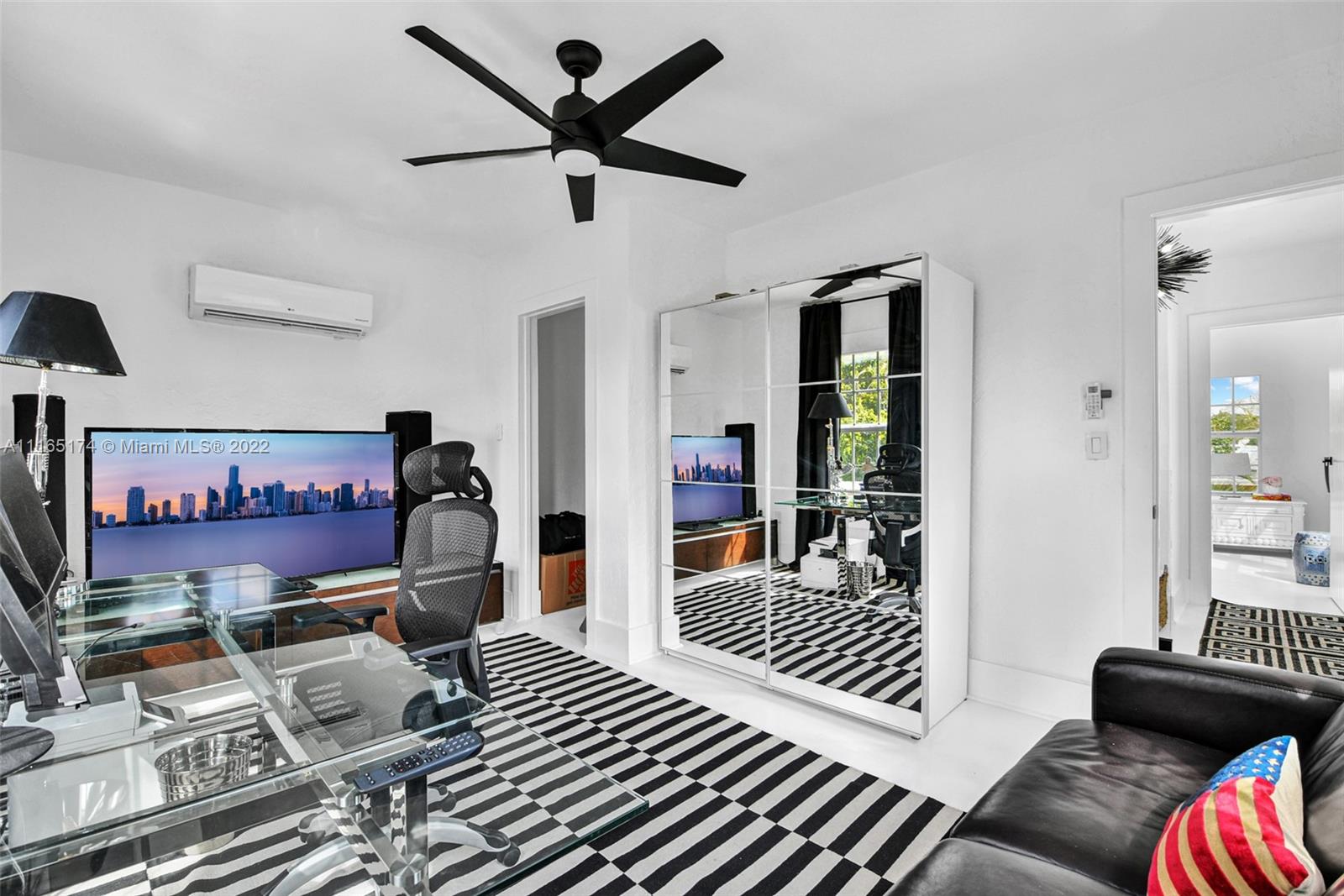 4722 Southwest 5th Street Miami, FL 33134 - Photo 25 of 36 a bedroom with furniture and a window