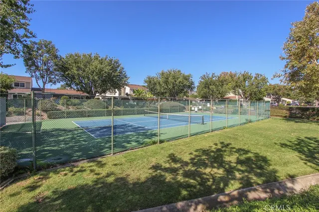 a view of a terrace with skyline