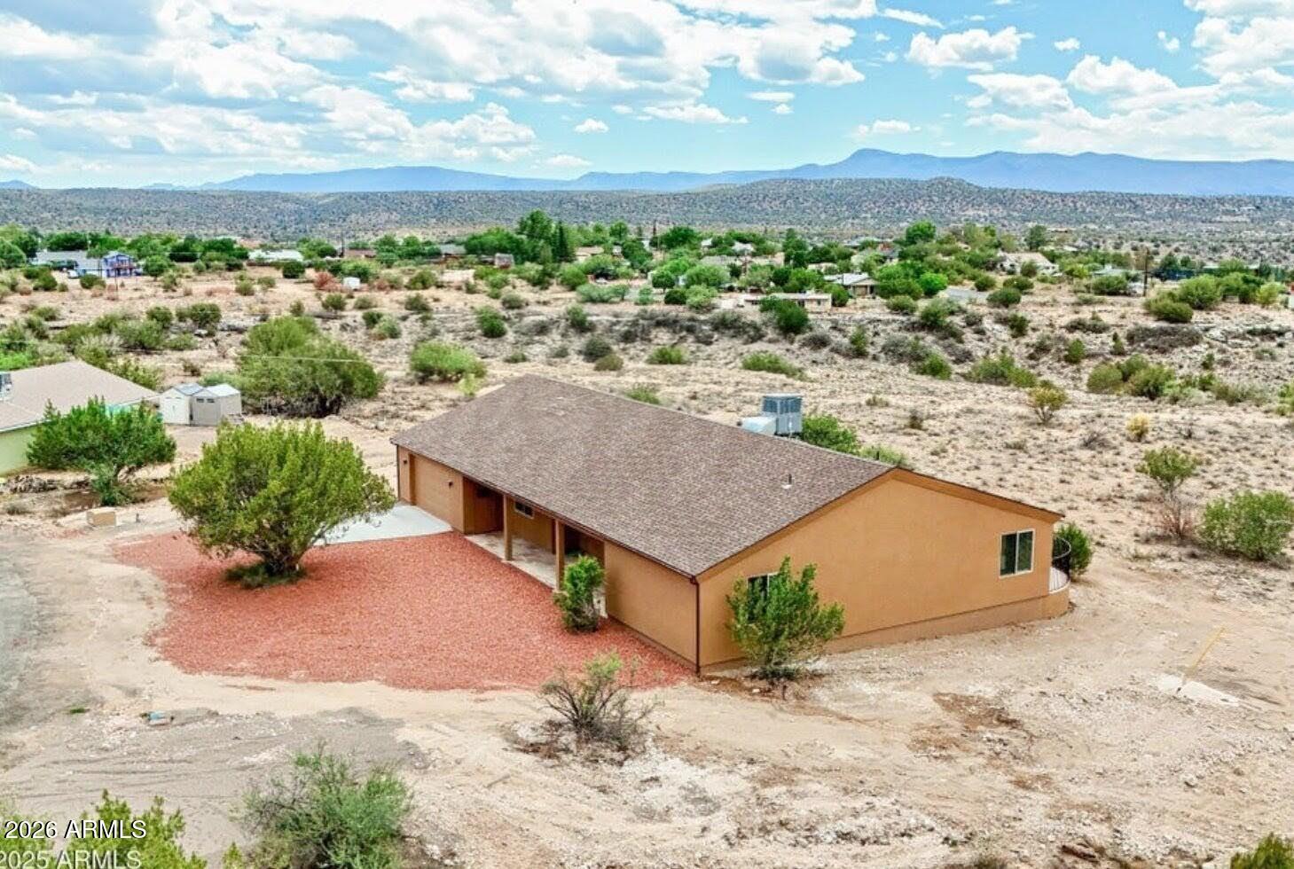 4695 Kerry Drive Rimrock, AZ 86335 - Photo 38 of 47 an aerial view of a house with a yard