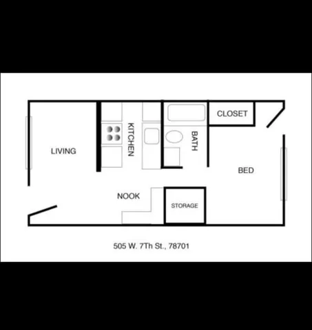 a room with furniture and window