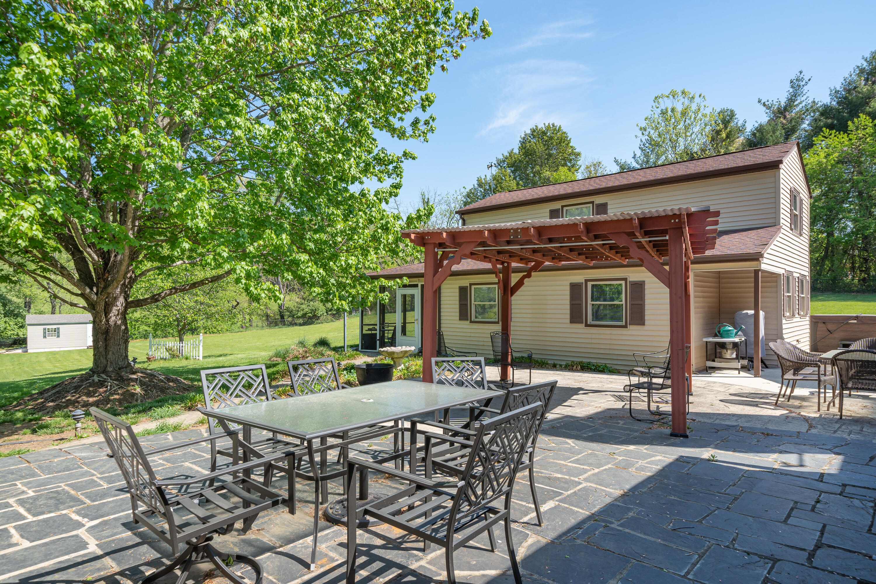 2902 Brughs Mill Road Fincastle, VA 24090 - Photo 34 of 35 Rear Patio