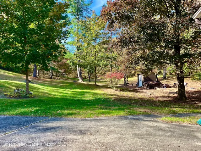 a view of a volley ball court