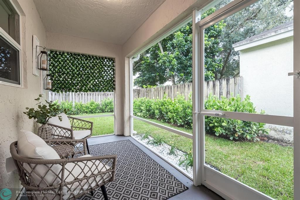 Undisclosed Address Davie, FL 33314 - Photo 21 of 23 a view of a bench in balcony