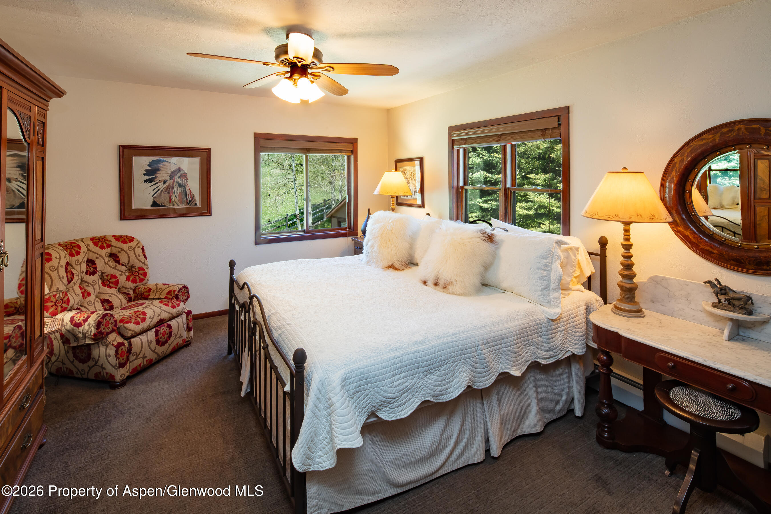 294 Ruedi Creek Road Basalt, CO 81621 - Photo 17 of 27 a bedroom with a bed and window